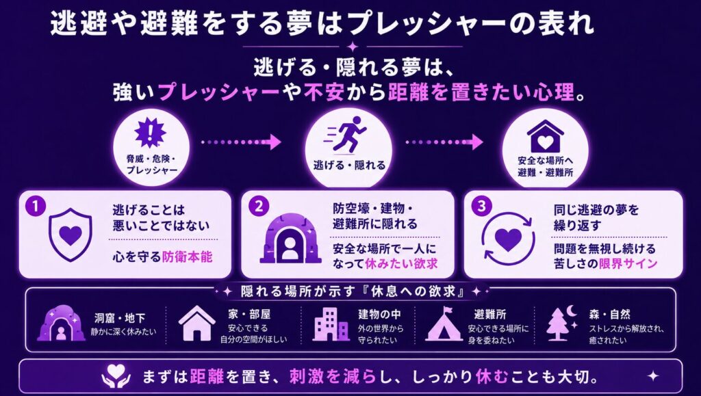 夢占いで戦争 逃避や避難をする夢はプレッシャーの表れ