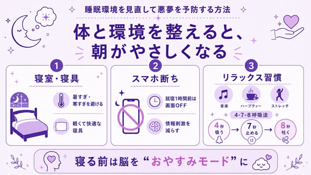 夢占いはやめたほうがいい 睡眠環境を見直して悪夢を予防する方法