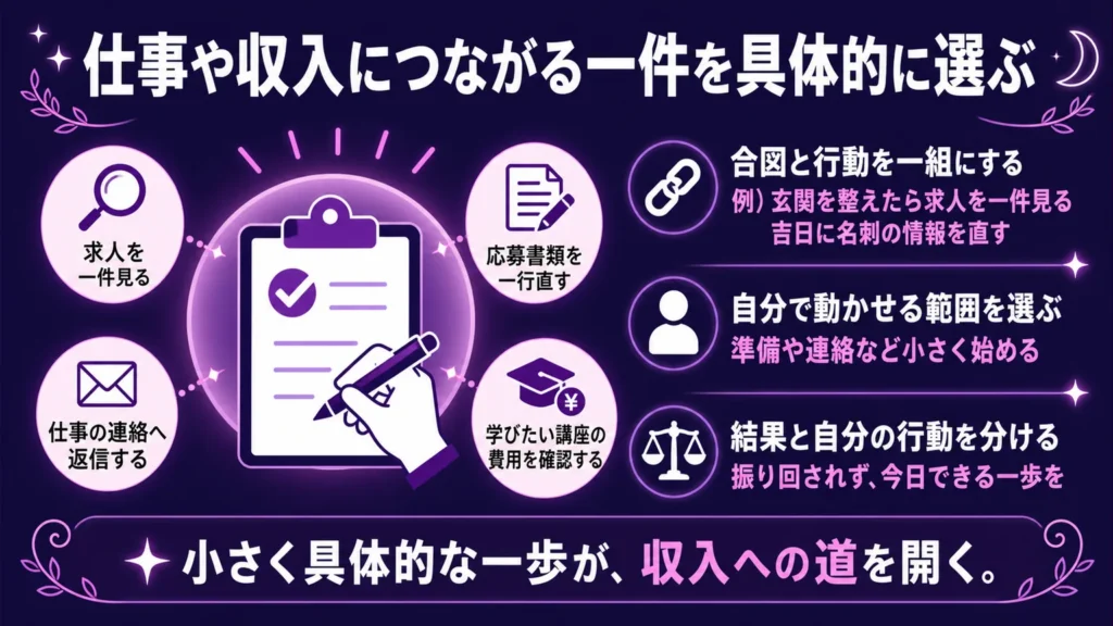 金運を上げる方法　仕事や収入につながる一件を具体的に選ぶ
