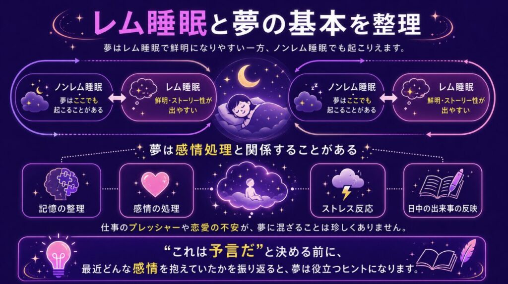 夢占いが当たらない理由を知る レム睡眠と夢の基本を整理